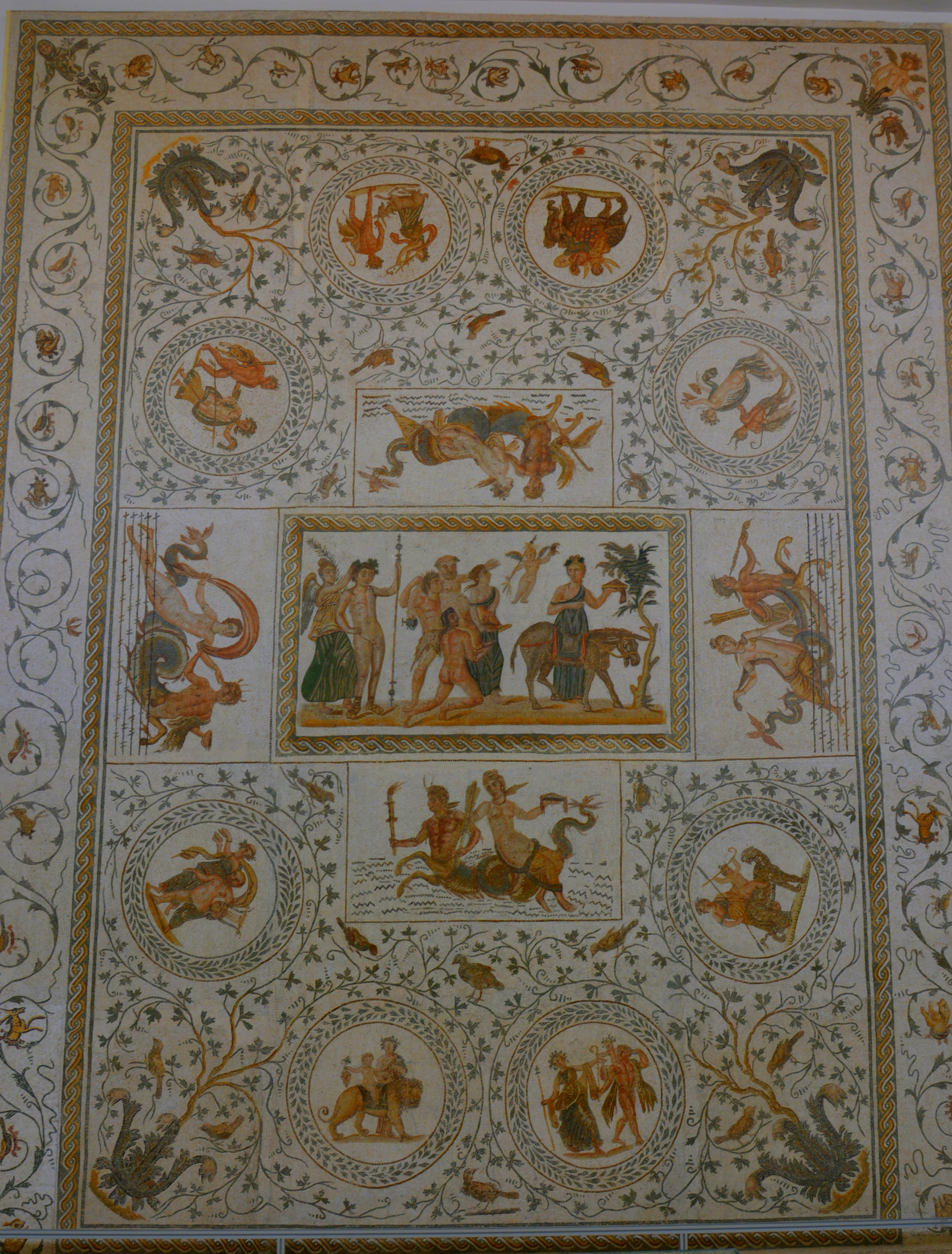 Drunken Silenus mosaic